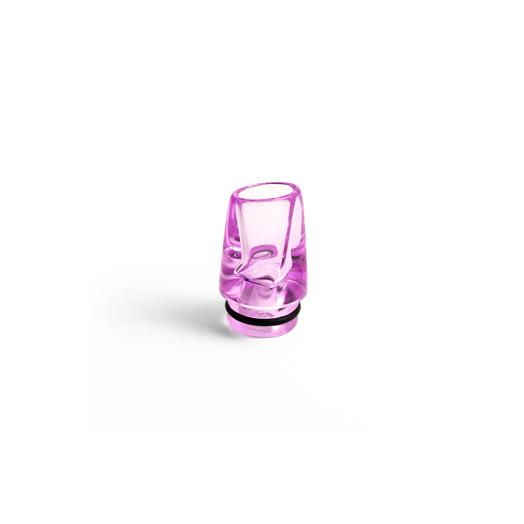 Whistle TIP  long violet dotmod drip tip